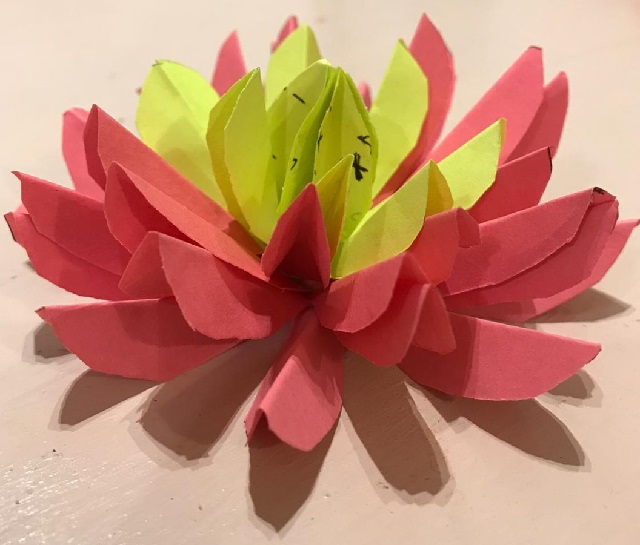 Лотос из бумаги. Фото: Инбаль Тимор Лотос из бумаги. Фото: Инбаль Тимор
