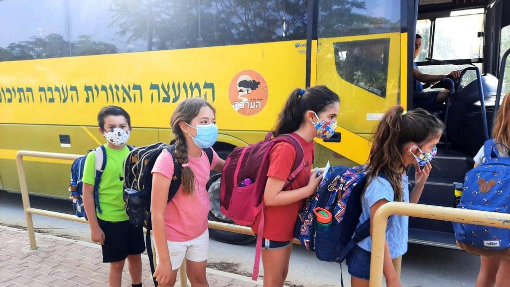 יום ראשון לחזרה ללימודים בבית הספר 'שיטים' במועצה אזורית הערבה התיכונה