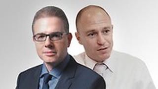 מימין: מנכ"ל כלל ביטוח יורם נוה והיו"ר דני נווה