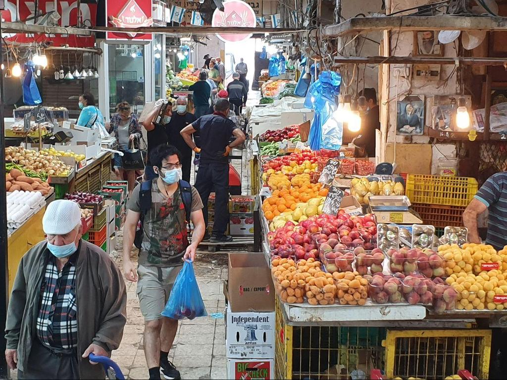 שוק תלפיות בחיפה נפתח בצל הקורונה