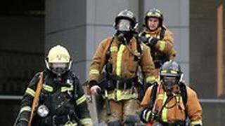 נגיף קורונה שריפה סנט פטרבורג מכונת הנשמה מכונות הנשמה עלתה באש