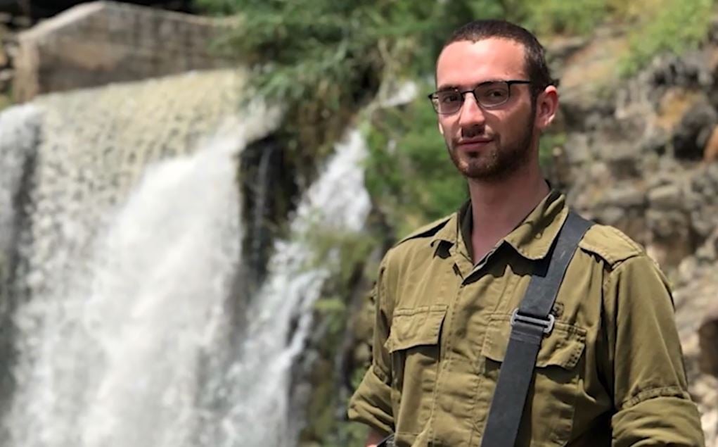 Yosef Friedman in his IDF uniform 