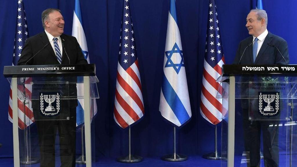 U.S. Secretary of State Mike Pompeo and Prime minster Benjamin Netanyahu 