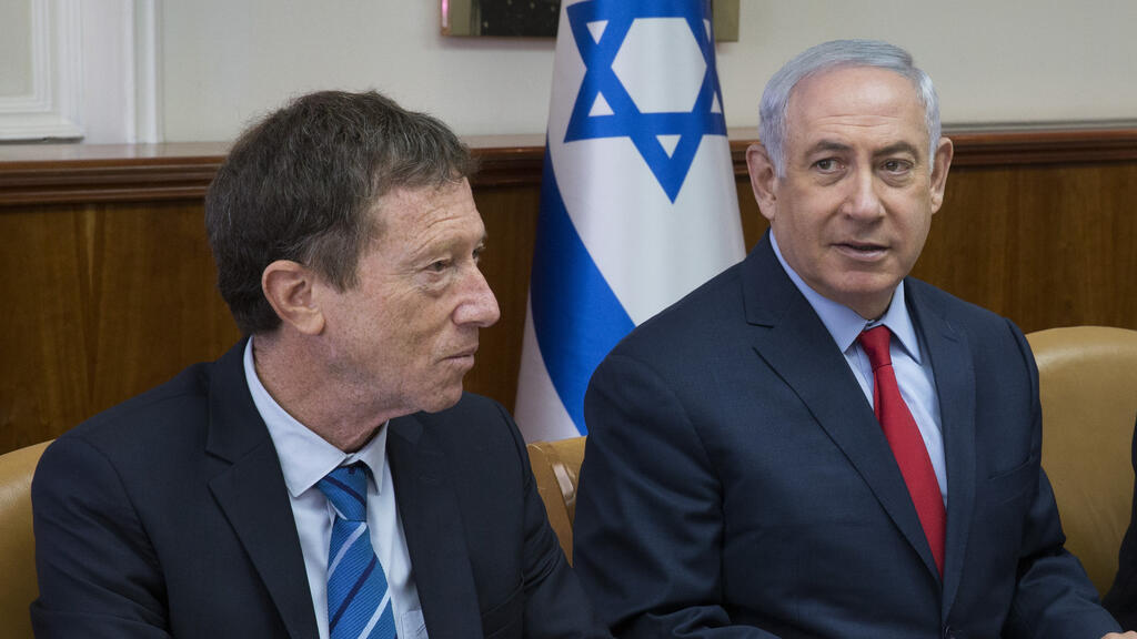 אבי שמחון עם בנימין נתניהו