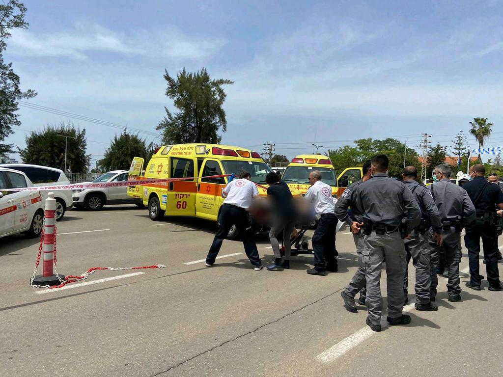 זירת הפיגוע בתל השומר