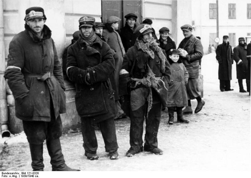 Jews in the Kielce Ghetto in winter 1939