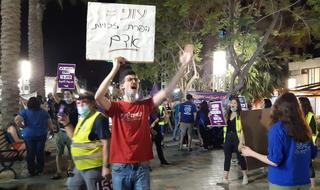 הפגנות השכירים והעצמאים בצל נגיף הקורונה בקריית אליעזר חיפה