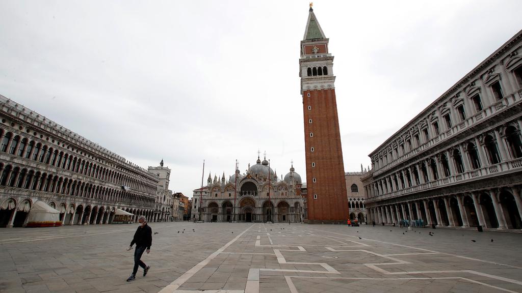 ונציה ריקה מ תיירים איטליה
