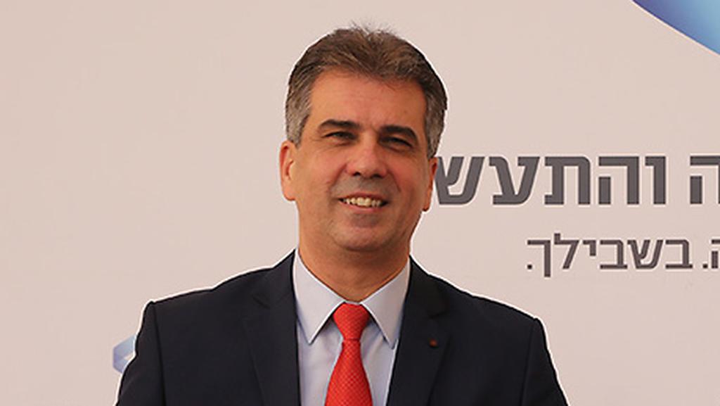 Intelligence Minuster Eli Cohen (Photo: Alex Kolomoisky) טקס חילוף שר הכלכלה והתעשייה אלי כהן ועמיר פרץ