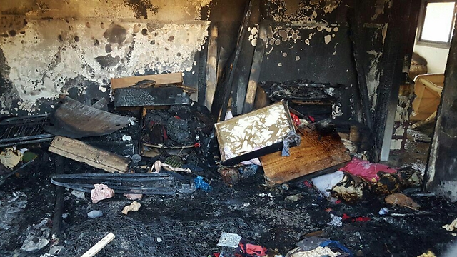 Inside the Dawabsheh family's home after the firebombing 