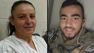 אימאן איברהים אמו של שאדי איברהים החייל אשר נפצע בפיגוע הדריסה ההר חברון