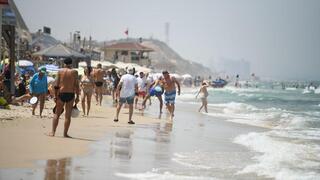 בוקר שישי בחוף הצוק