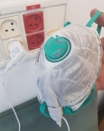  Самоочищающаяся маска-респиратор. Фото: пресс-служба Техниона