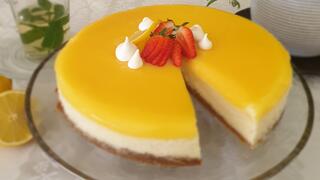 עוגת גבינה לימונית 2