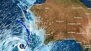 סערה בדרך ל החוף המערבי מערב אוסטרליה