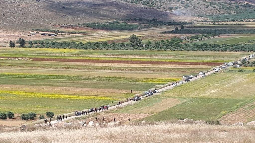 Место нападения на военнослужащих в округе Биньямин. Фото: организация "Геулат-Цион" פיגוע חוות עמיחי