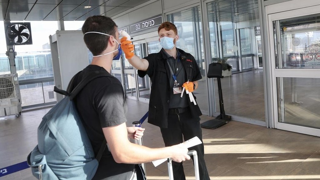 Отработка протокола проверки пассажиров в аэропорту Бен-Гурион 