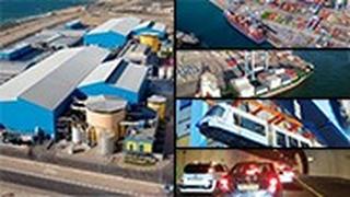 השקעות סיניות השקעה סין נמל אשדוד נמל חיפה רכבת קלה מנהרות כרמל הפסד מתקן התפלה פלמחים