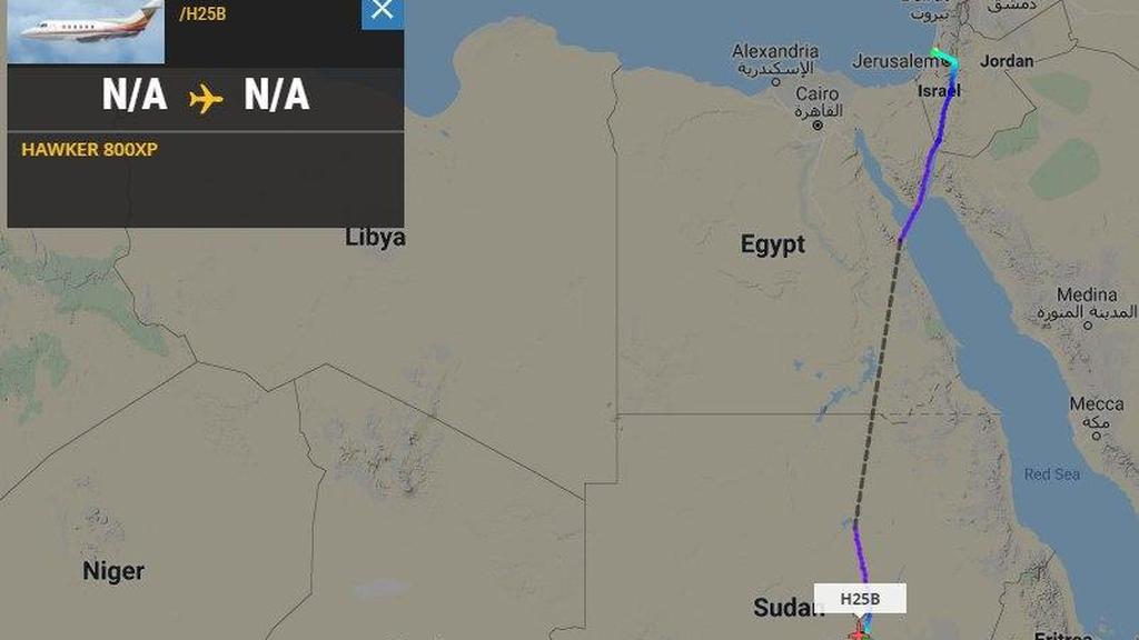 מסלול הטיסה מנתב"ג לחרטום בירת סודן