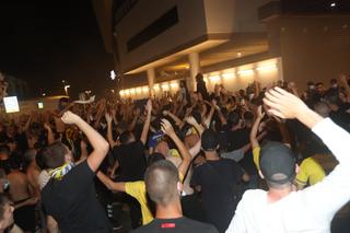 אוהדי מכבי ת"א חוגגים