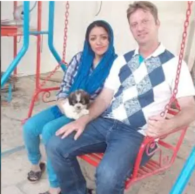 White in Iran visiting Iranian girlfriend, whose identity remains unknown