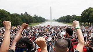 ג'ורג' פלויד הפגנה וושינגטון ארה"ב