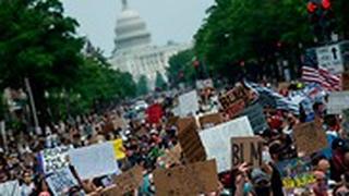 ג'ורג' פלויד הפגנה וושינגטון ארה"ב