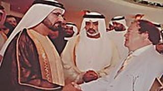  עם השיח מוחמד בן זאיד אאל נהיאן, נסיך הכתר של אבו דאבי