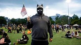 מפגינים ב סיאטל ארה"ב הכריזו על איזור אוטונומיה ללא משטרה מחאה