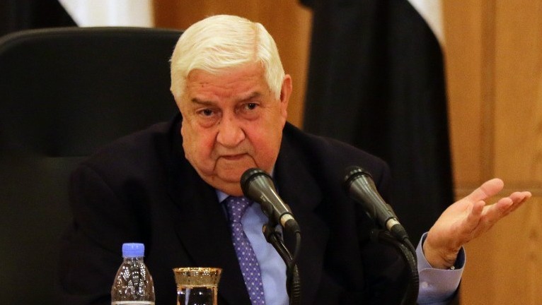 Syrian Foreign Minister Walid Muallem 