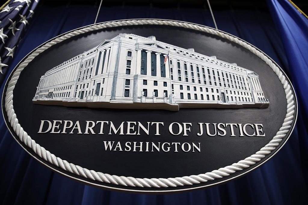 U.S. Department of Justice logo  