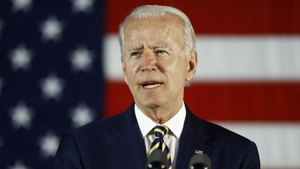 Джо Байден (Фото: AP) תמונת ג'ו ביידן נואם