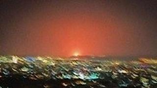 דיווחים לא רשמיים על פיצוץ באזור טהרן