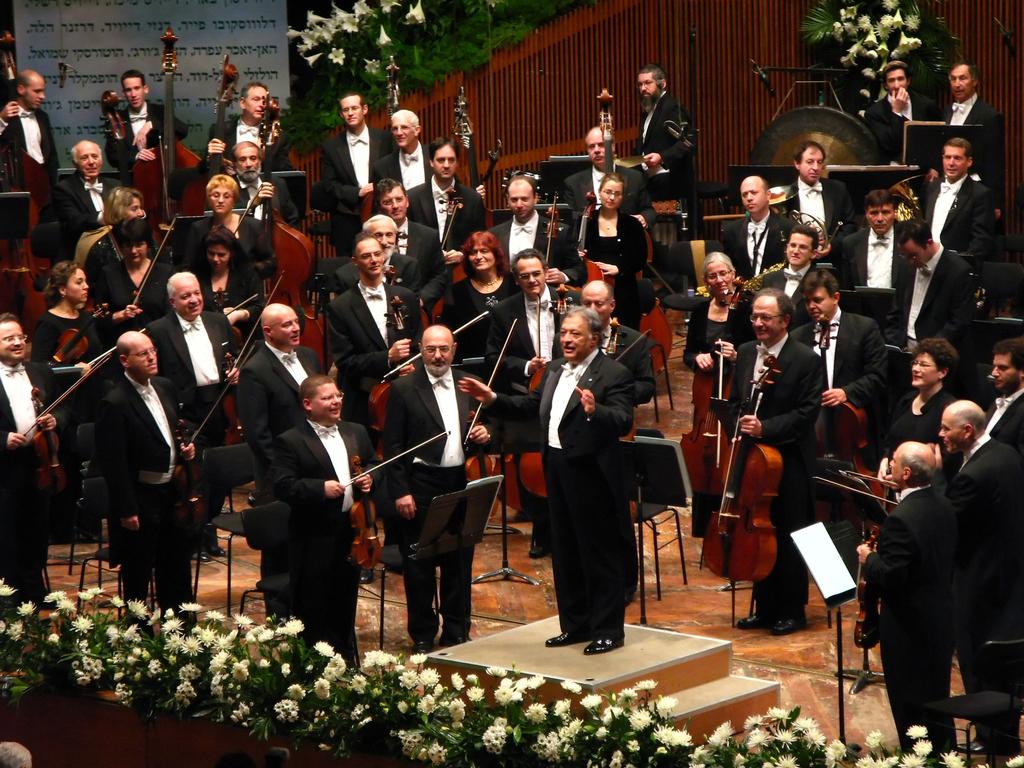 The Israel Philharmonic Orchestra performs at the gala in its name  