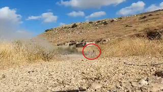 תיעוד תקרית פיצוץ מטען של שב"חים פלסטינים