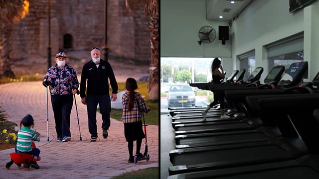 חדרי הכושר סגורים, מותר להיות בפארק