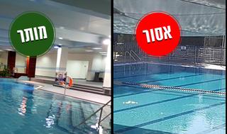 בריכות וחוף הים 