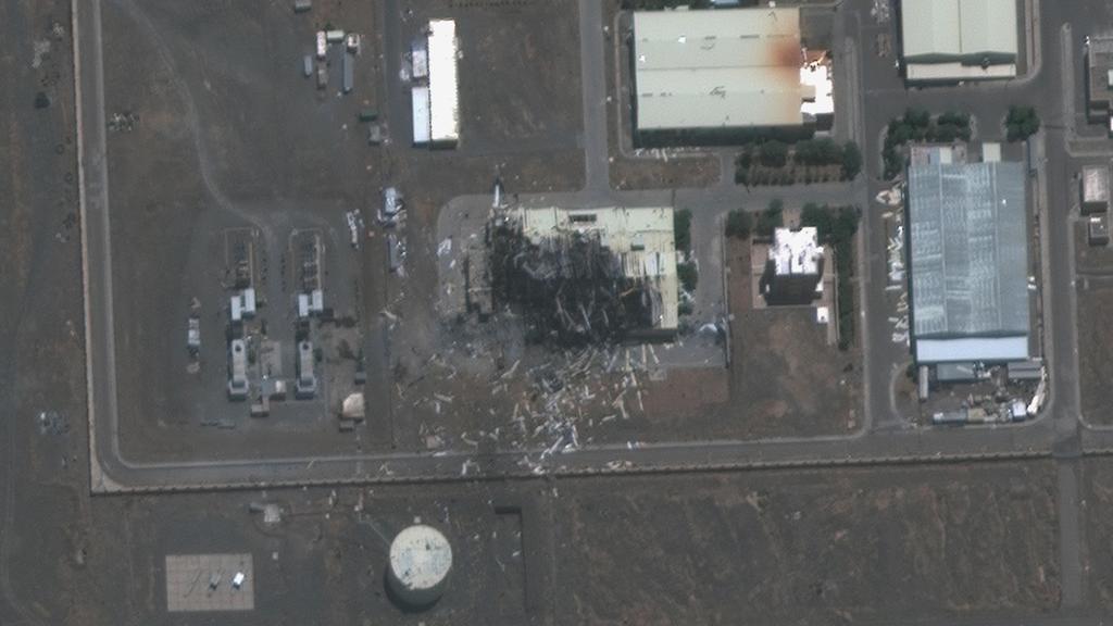 תמונה מ-8 ביולי 2020, אחרי הפיצוץ בנתנז