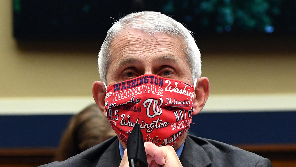 Top U.S. infectious disease expert Anthony Fauci during a congressional hearing in July (Photo: MCT) ד"ר אנתוני פאוצ'י המומחה הראשי של ממשל טראמפ למחלות זיהומיות ארה"ב
