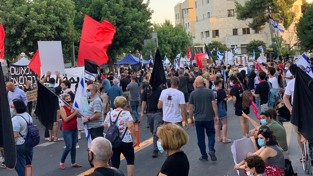  Демонстрация в Иерусалиме, 21 июля 