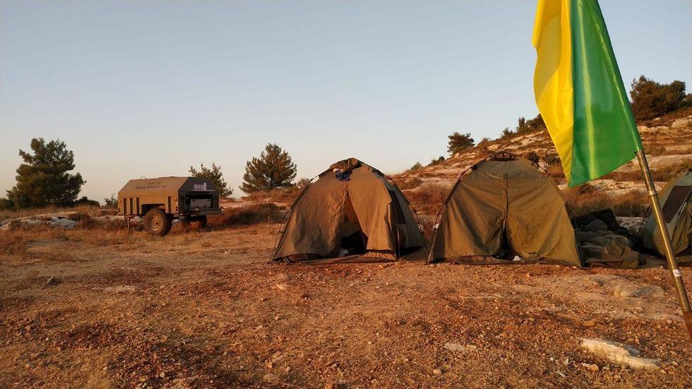 מוצבי בידוד של לוחמי גולני שנדבקו בקורונה