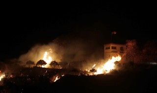 תיעוד מנזקי התקיפה של צה"ל בגולן הסורי