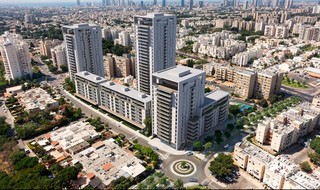 הדמיית התוכנית במתחם לבנה בתל אביב