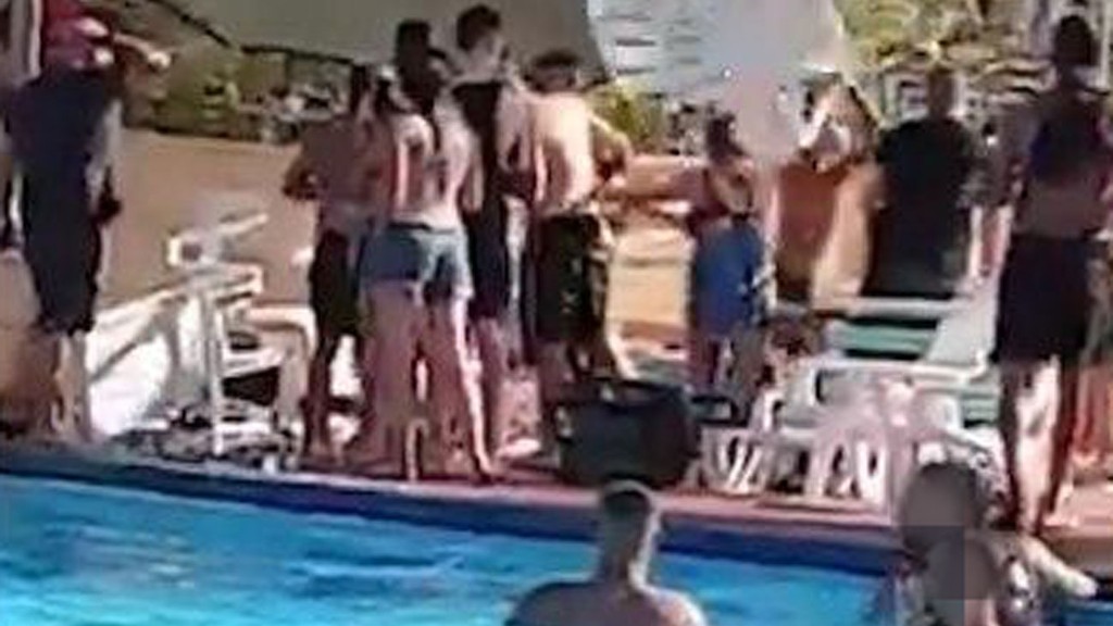  תיעוד הקטטה בבריכה במרחבים
