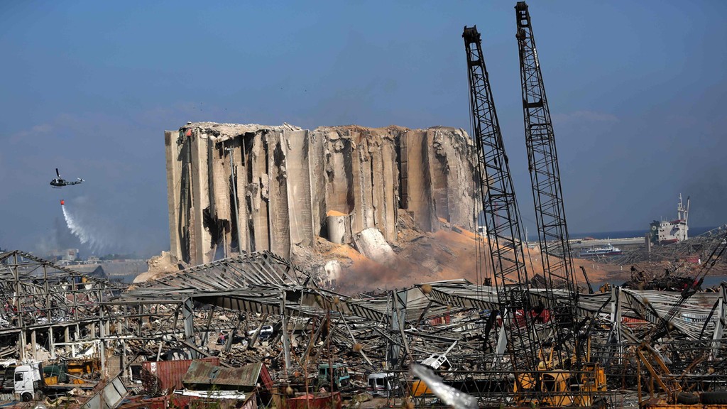לבנון ביירות אסון פיצוץ נמל היום שאחרי