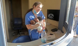 בית חולים אל רום ביירות לבנון אחות תינוקות מחלקת יולדות פיצוץ