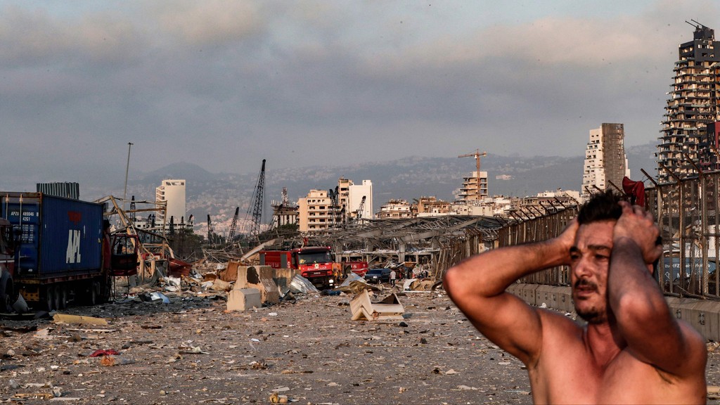  The devastation from the blast in Beirut 