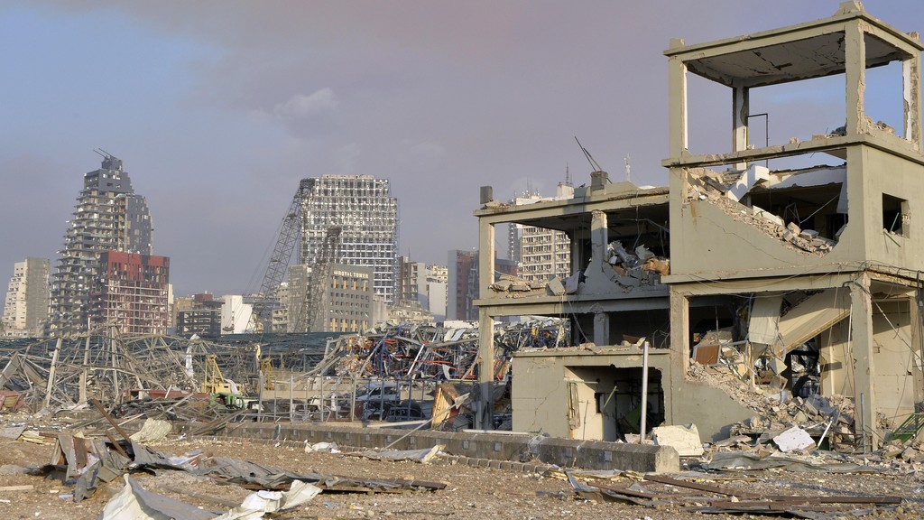  После взрыва в Бейруте 