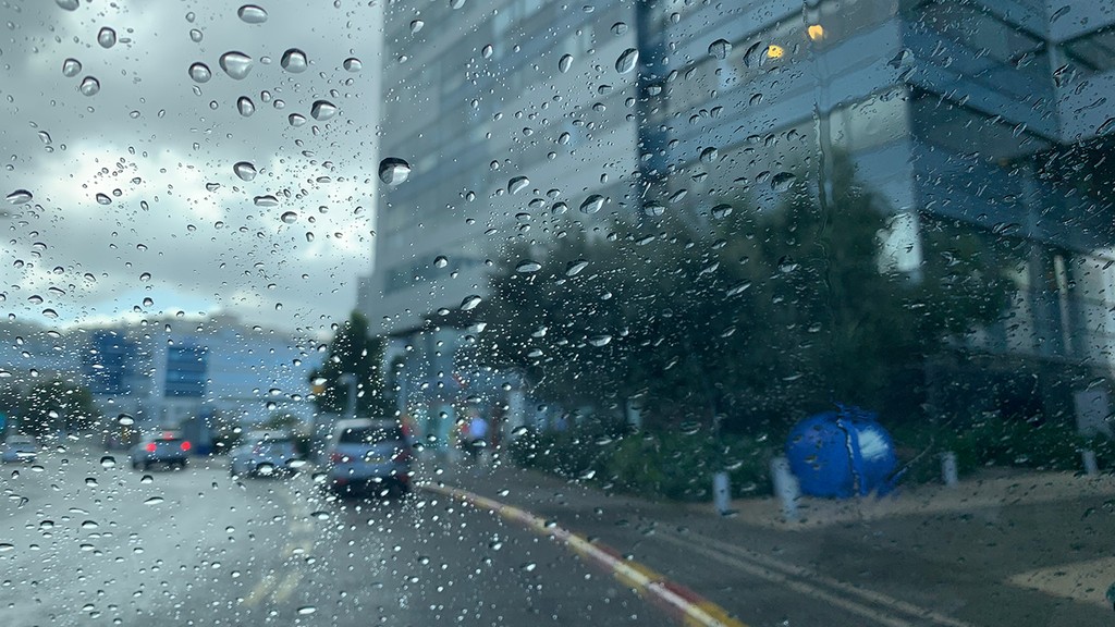 גשם בחיפה