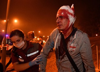 בלארוס מינסק פצועים ב הפגנה אחרי ה בחירות
